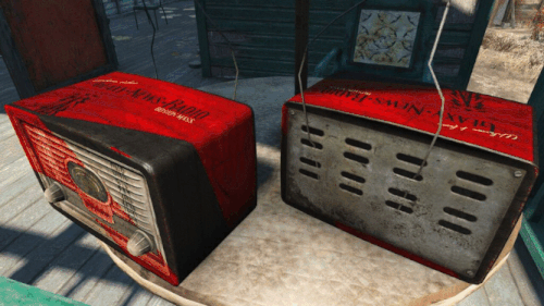 Modding Fallout 4: Old World Radio Boston Skins