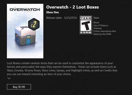 overwatch loot box microtransactions