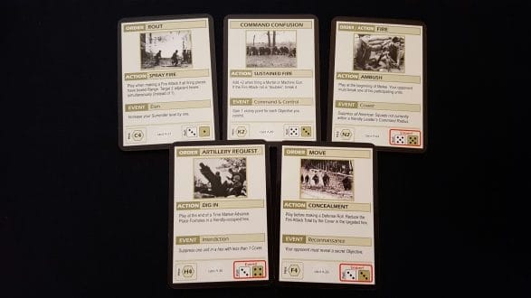 Combat Commander Cards
