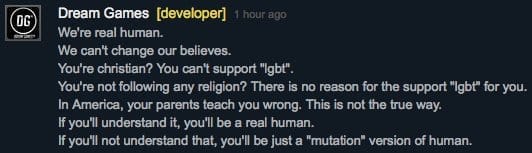 From the review on Steam, by Dream Games