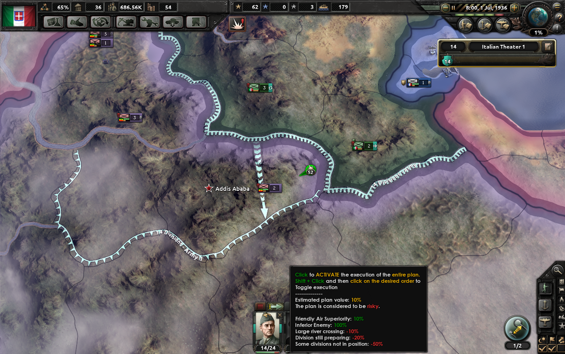 Hearts of Iron Frontal Operations
