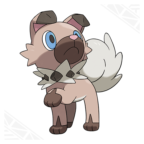 Rockruff, the Puppy Pokémon.