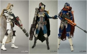 Destiny Hunter Figurine Collage