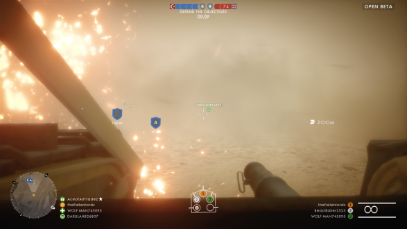 In case you were wondering how useful an early tank is in the middle of a sandstorm