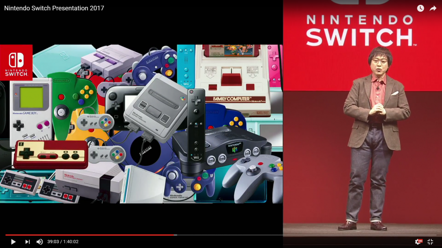 Nintendo Switch Presentation Console History