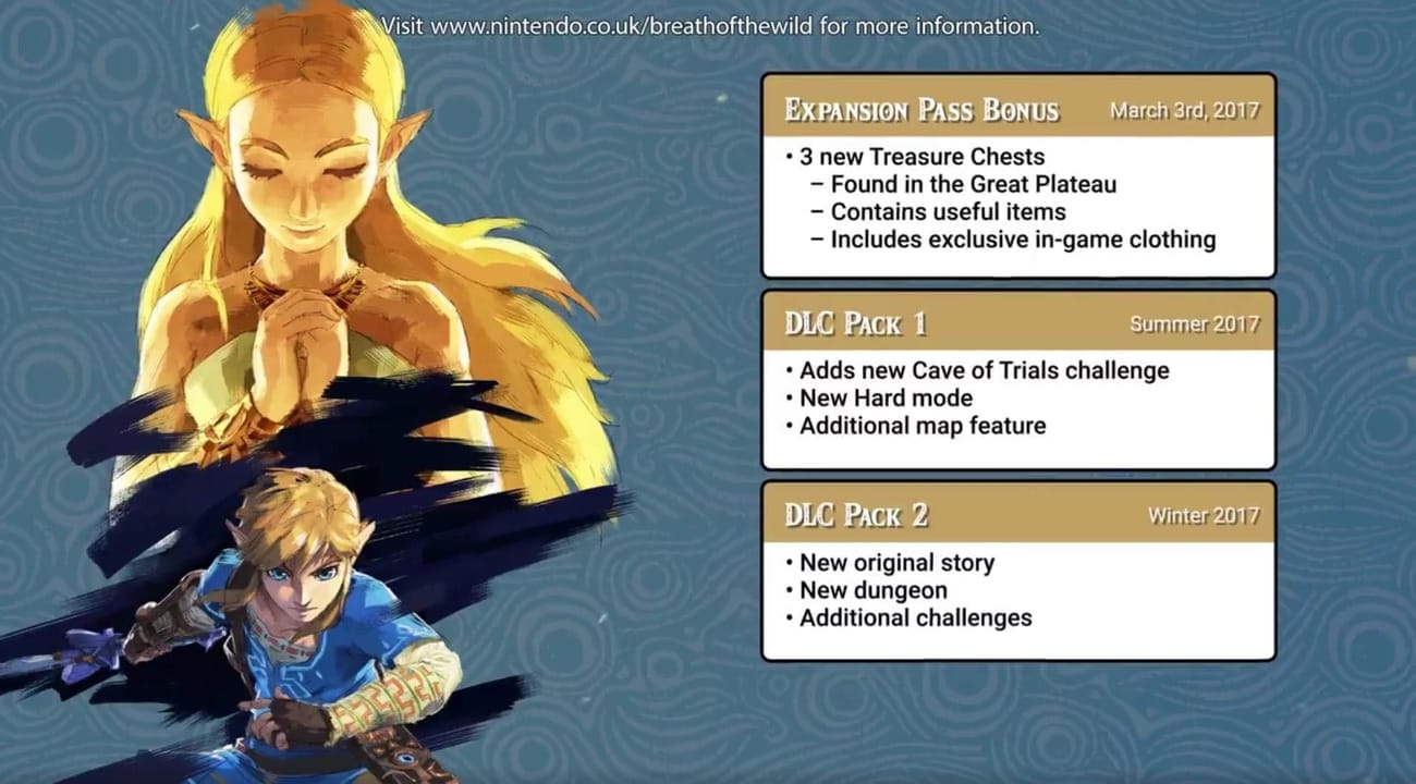Breath of the Wild Expansion Details Nintendo