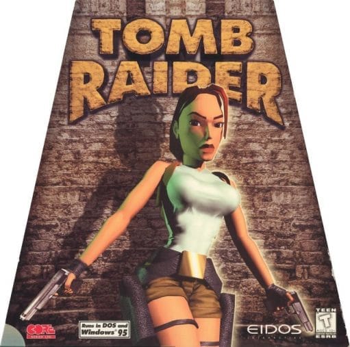 tomb raider dos front cover