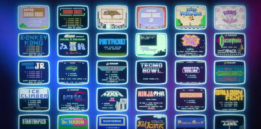 mini nes classic edition games screen