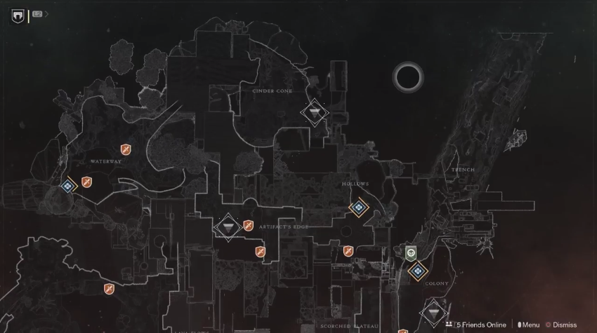 Destiny 2 Map