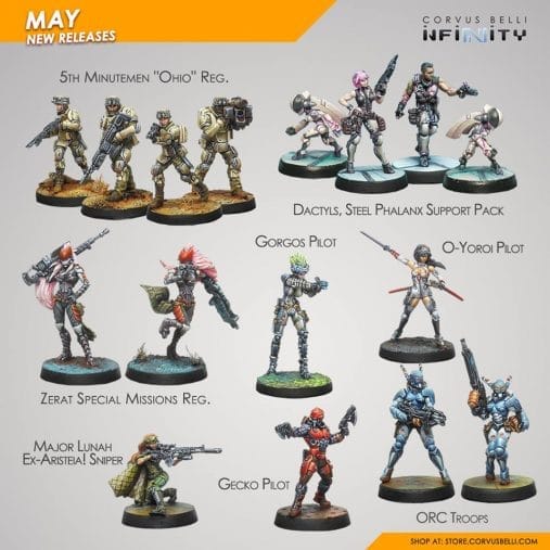 Infinity May 2017 Releases