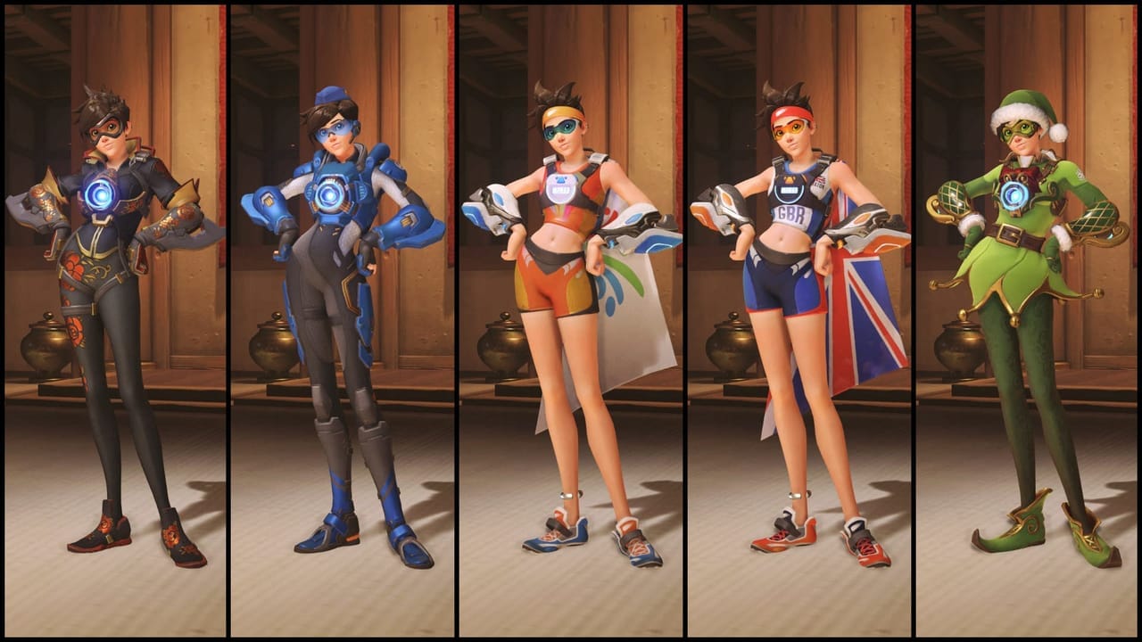 Overwatch Tracer Event Skins