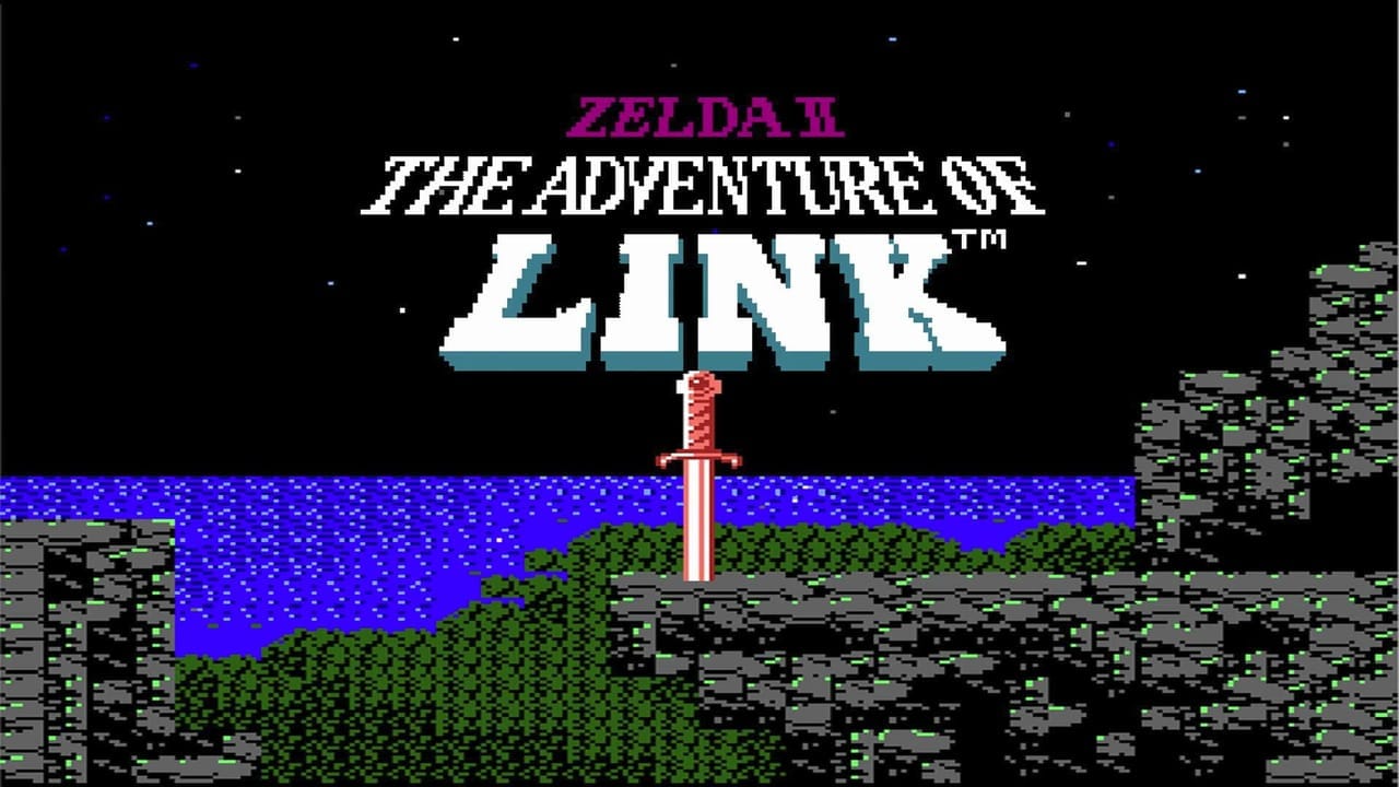 Zelda 2 Title Screen