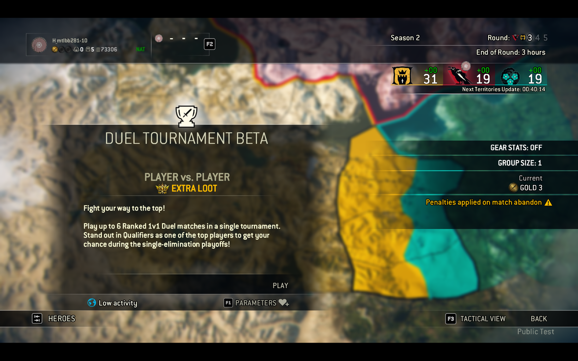 For Honor Duel Tournaments Ranked Map