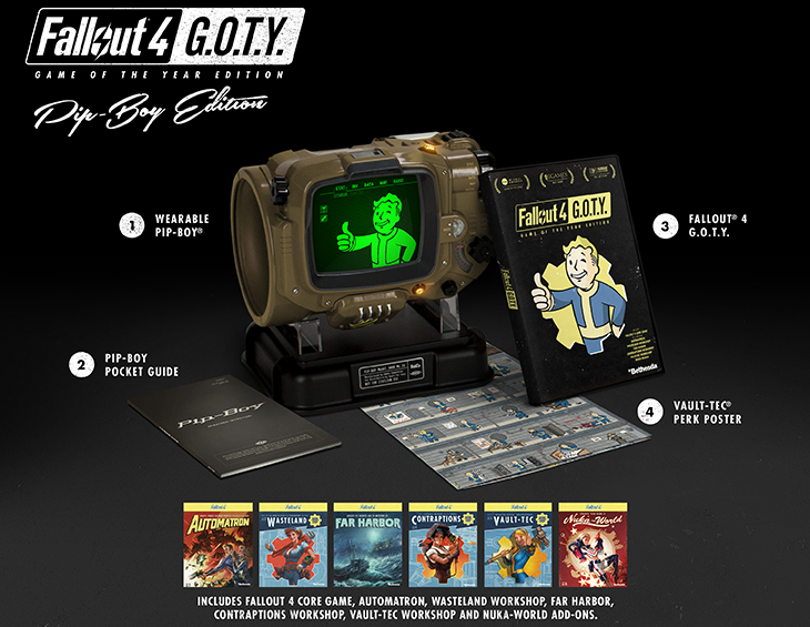 Fallout 4 Game of the Year Edition Pip Boy
