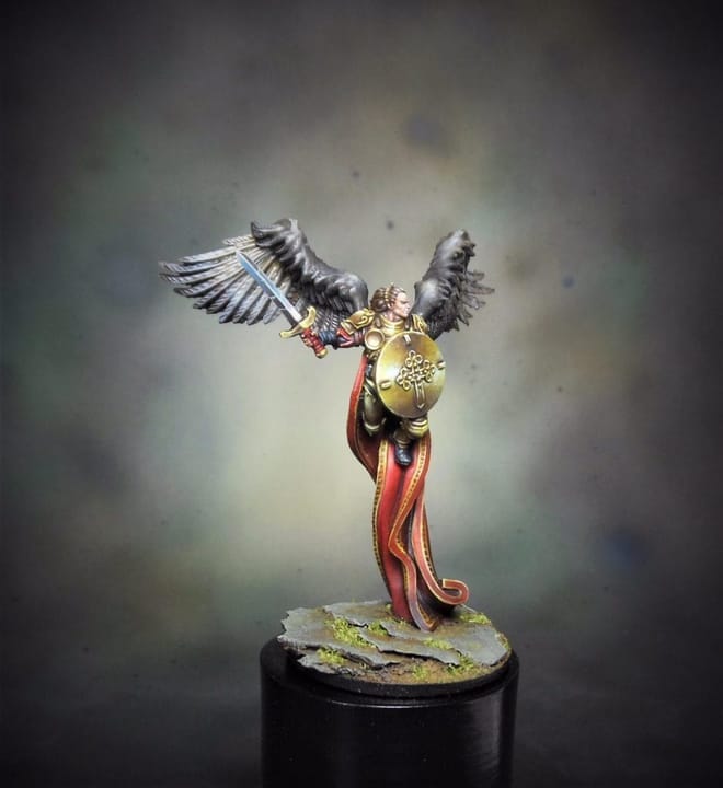 Joan of Arc Painted