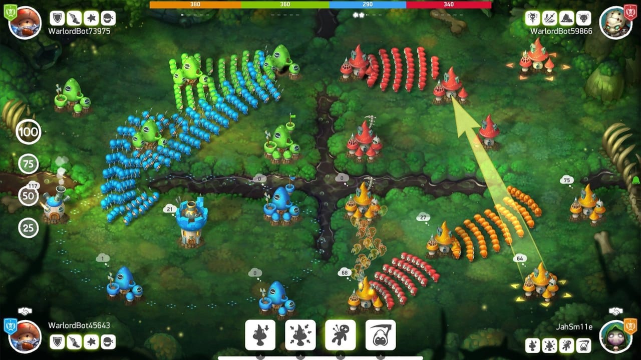 Mushroom Wars 2 Four Player
