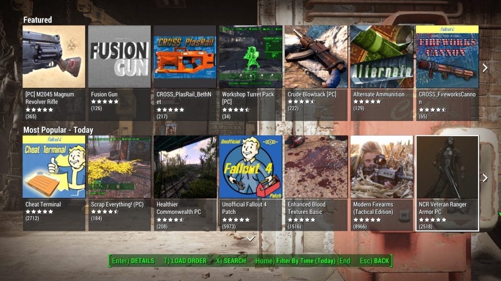 fallout 4 creation club beta announcement mods listing