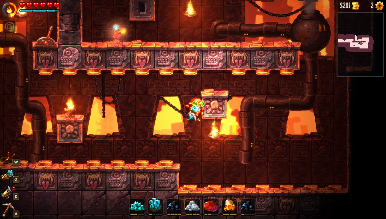 SteamWorld Dig Review - A 2D Mining Expedition That Strikes Gold