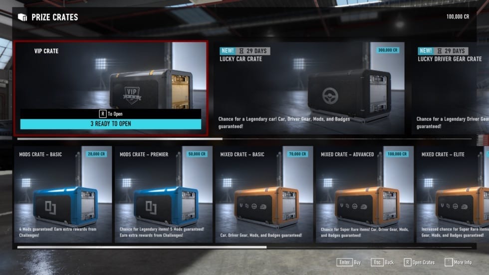 Forza 7 prize crates