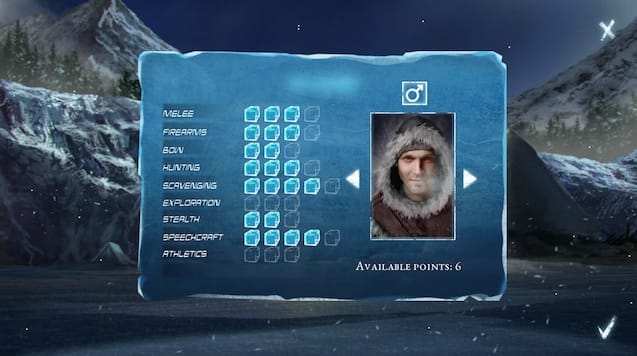 Icy Frostbite Edition Character Screen