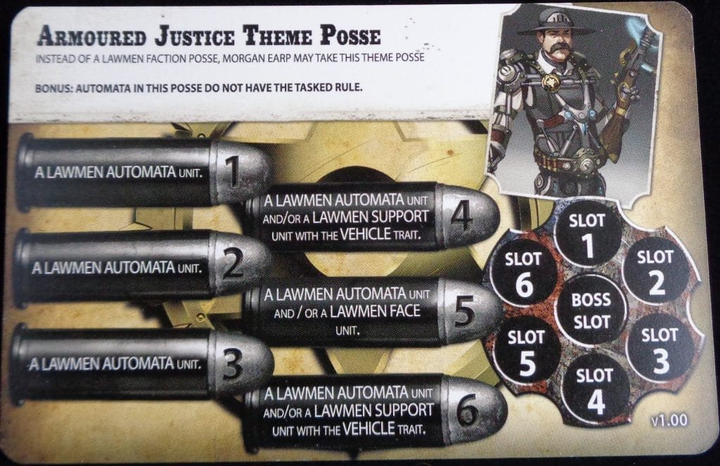 Armored Justice posse card