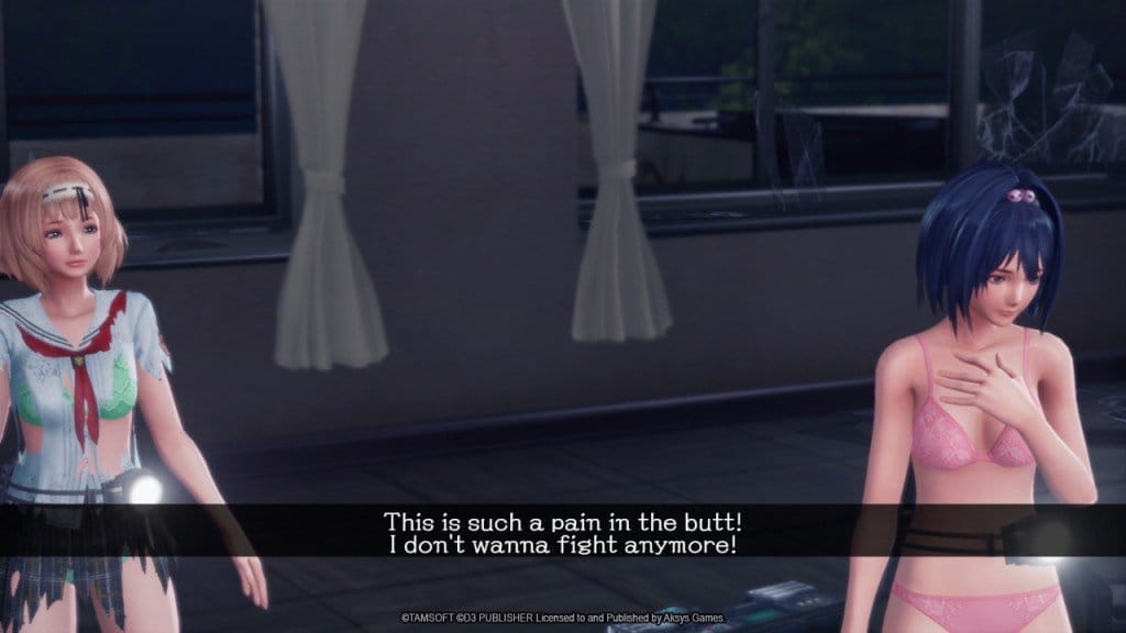 School Girl Zombie Hunter Screenshot Dialogue