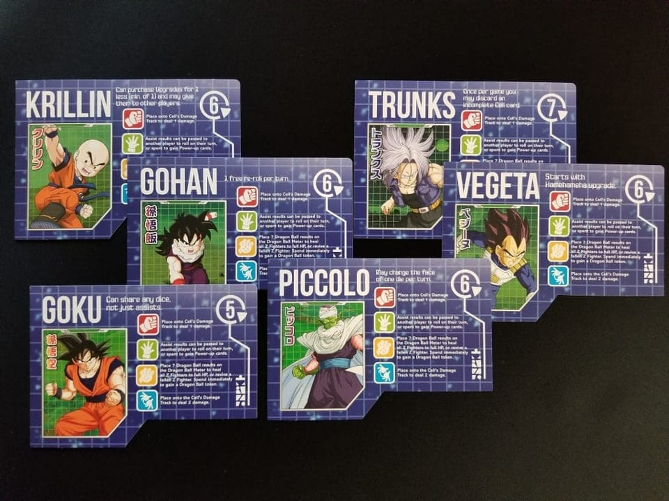 dragon ball z perfect cell fighter cards