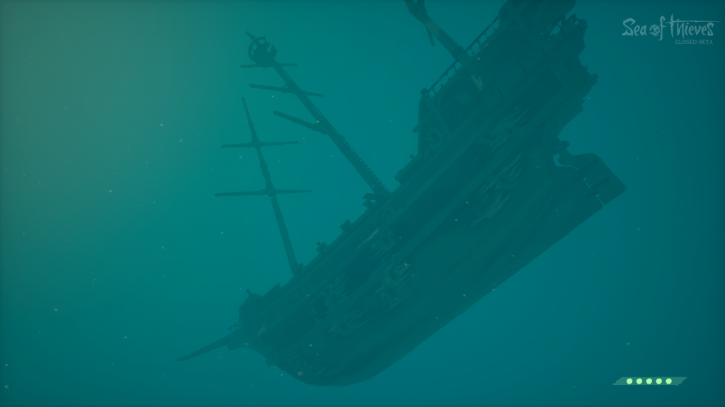 sea of thieves sunk ship