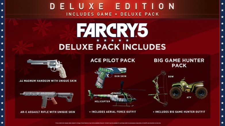 far cry 5 deluxe pack