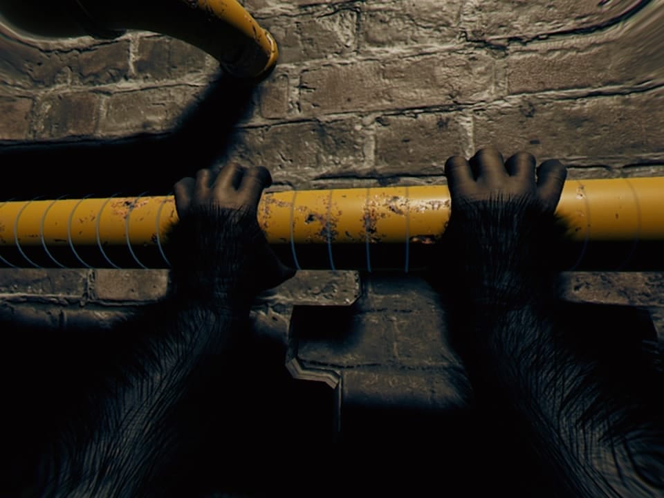 crisis on the planet of the apes review climbing