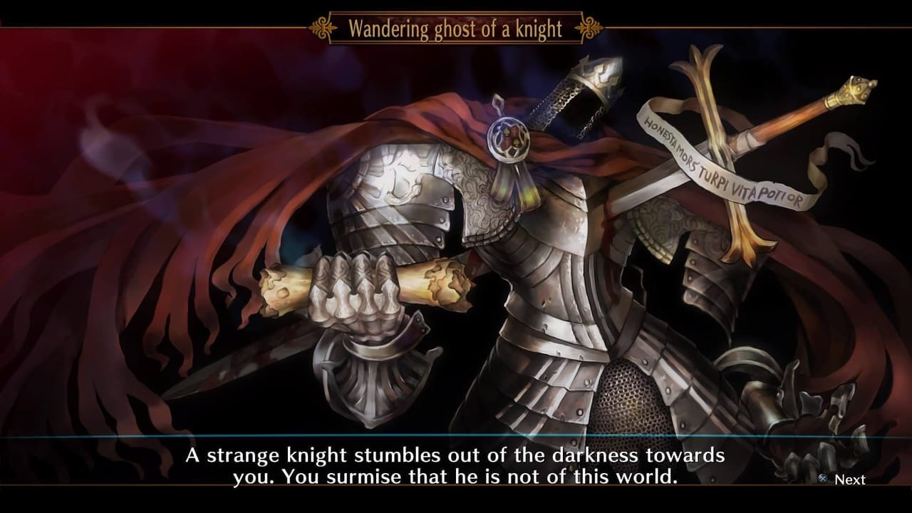 dragons crown pro phantom knight character screen story