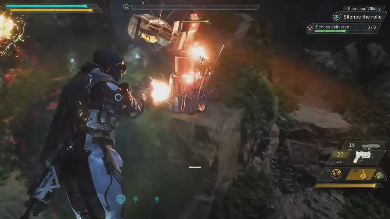anthem gameplay javelin flying and fighting 2