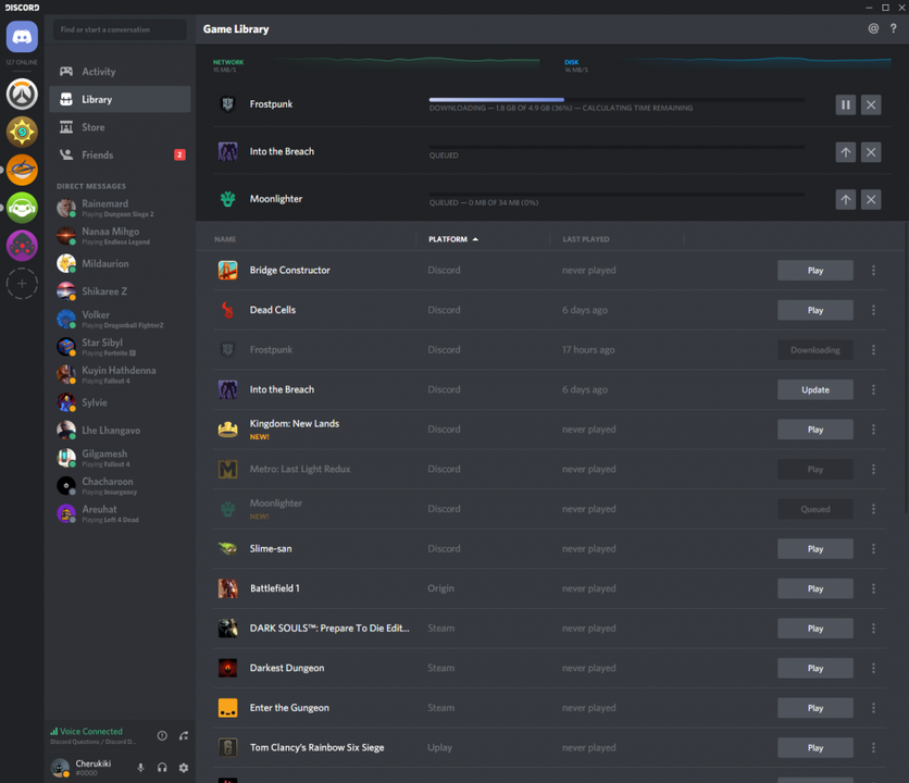 discord universal library