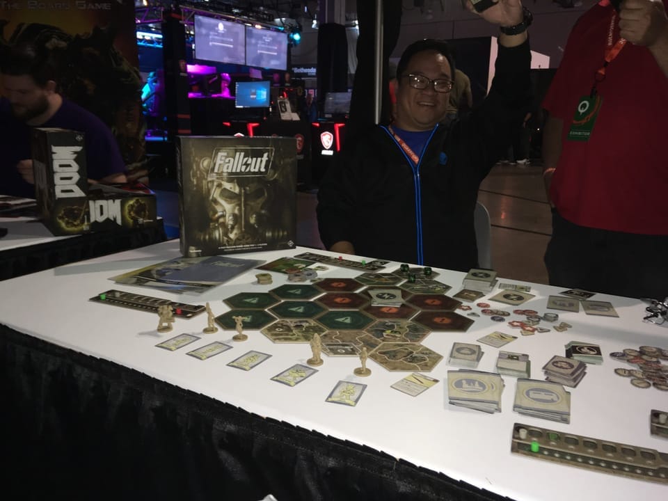 quakecon 2018 fallout board game