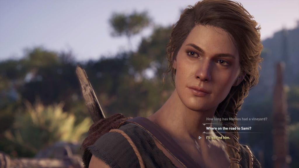 assassins creed odyssey preview dialogue