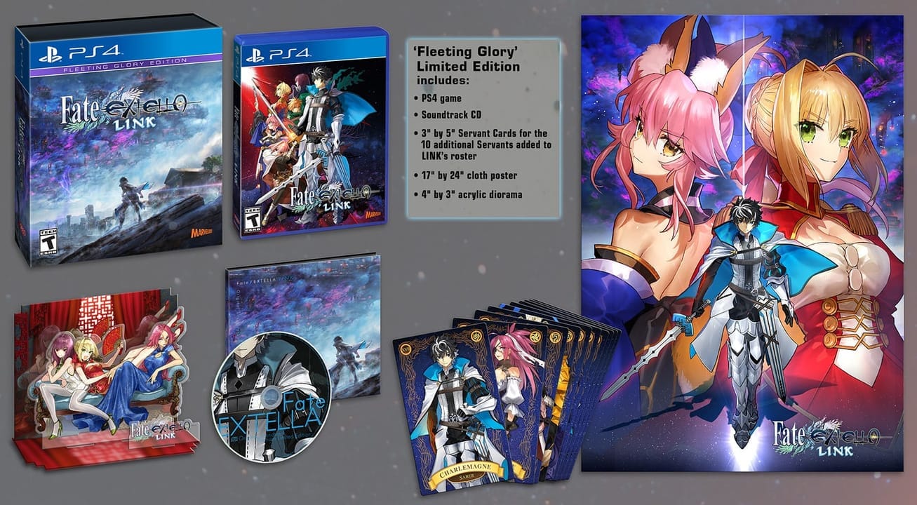 fate extella link fleeting glory edition