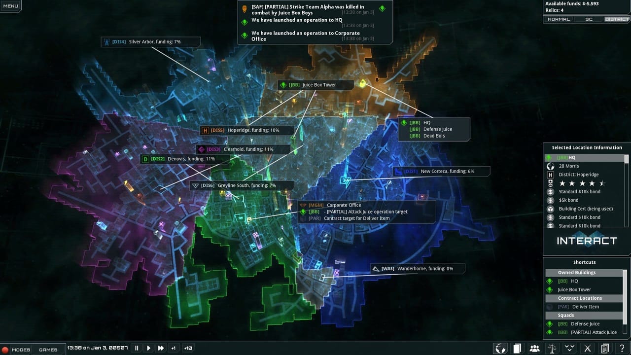 frozen synapse 2 districts