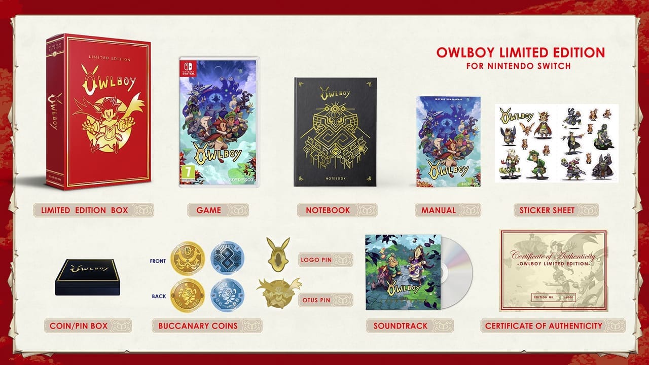 owlboy limited edition switch version