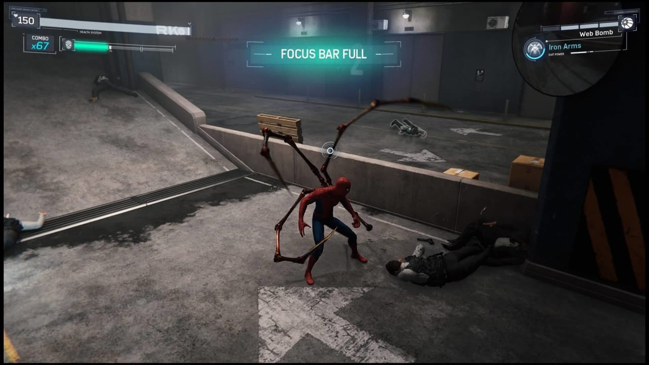 spider man iron arms gameplay