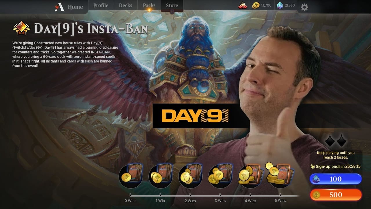 Magic: The Gathering Arena Day9 Event