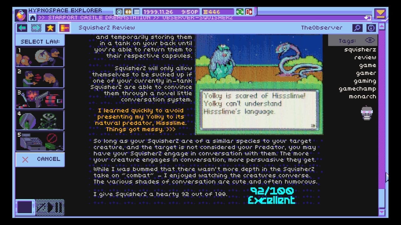 hypnospace outlaw gameplay
