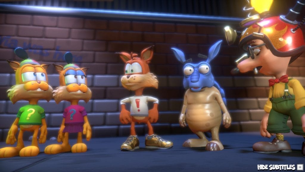 bubsy paws on fire review characters