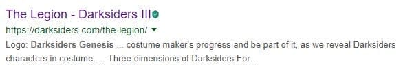 darksiders: genesis google result