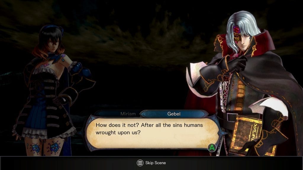 bloodstained: ritual of the night gebel