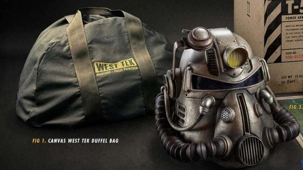 fallout 76 power armor edition canvas bag