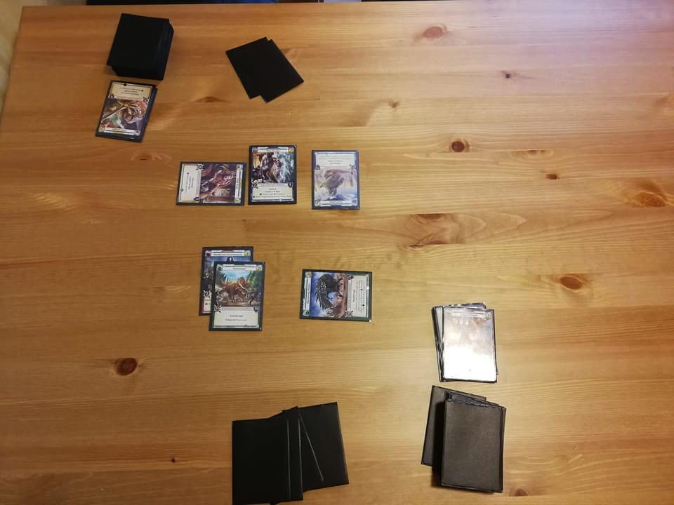 Epic Card Game - Game In Progress