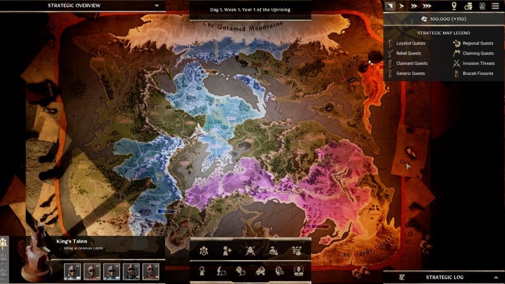 forged of blood map screen