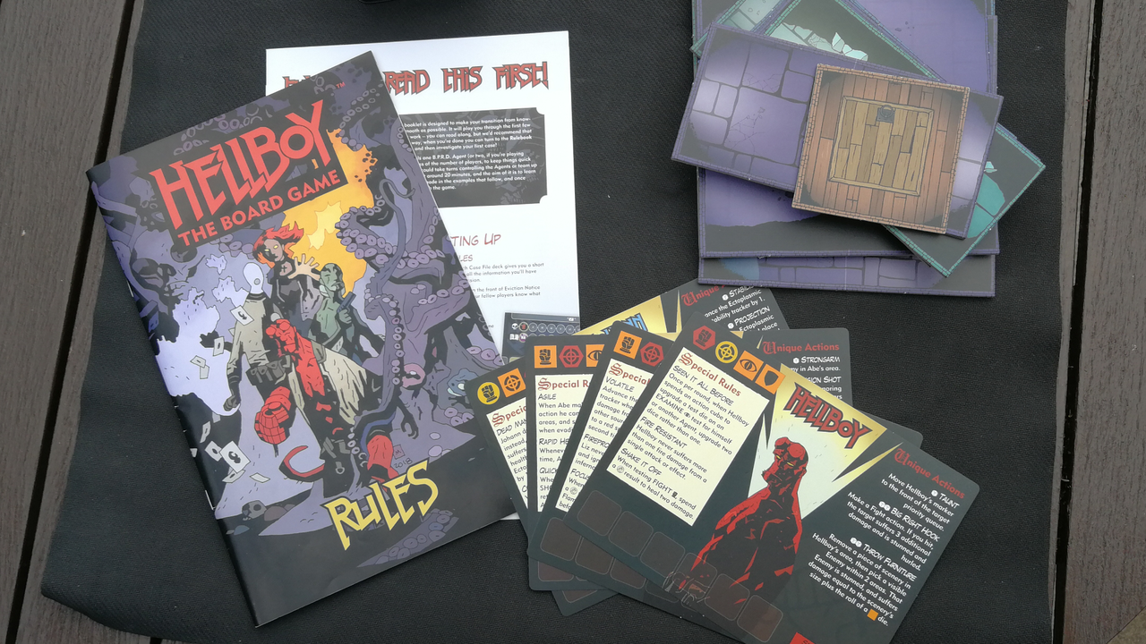 Hellboy: The Board Game - Paper Components