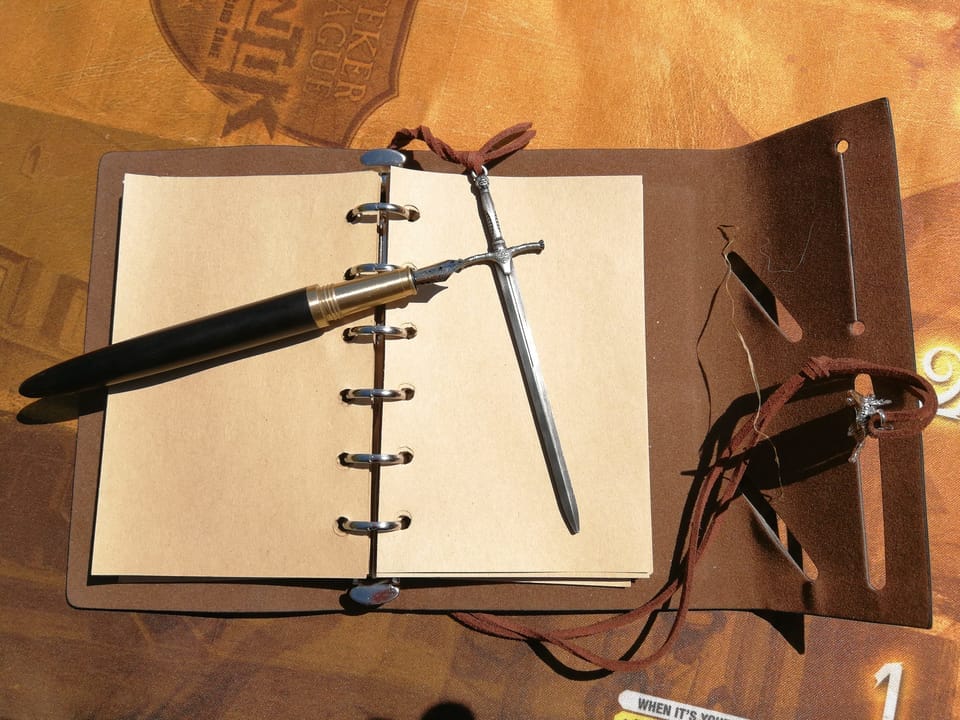 Dungeoneer's Pack - Notebook and Pen