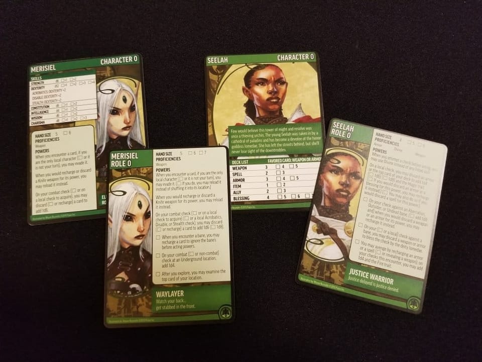 pathfinder card core character